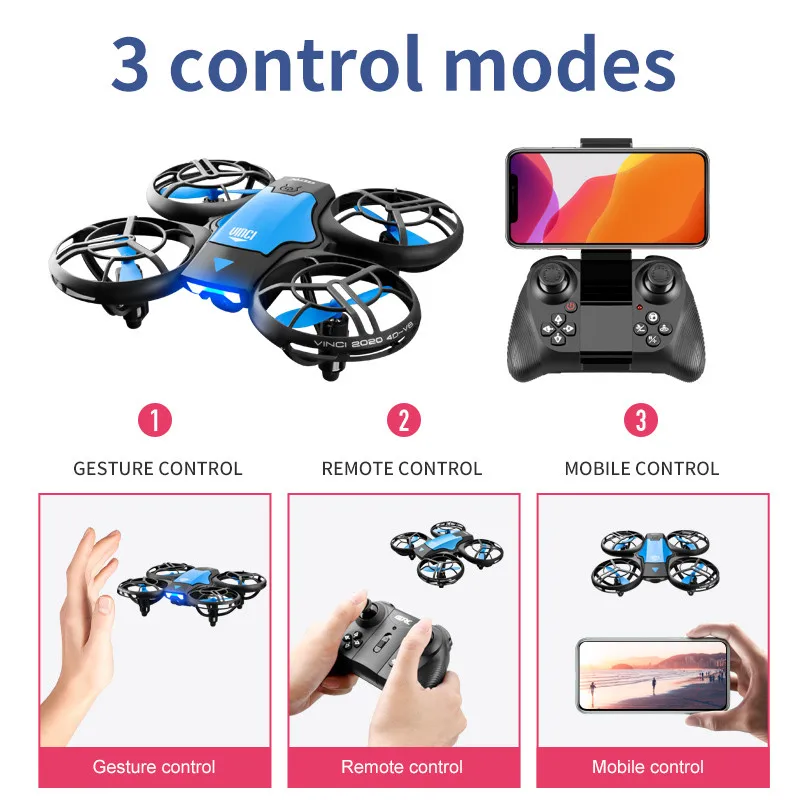 طائرة بدون طيار صغيرة جديدة V8 - مراجعة Rc Helicopter Electric وسعره